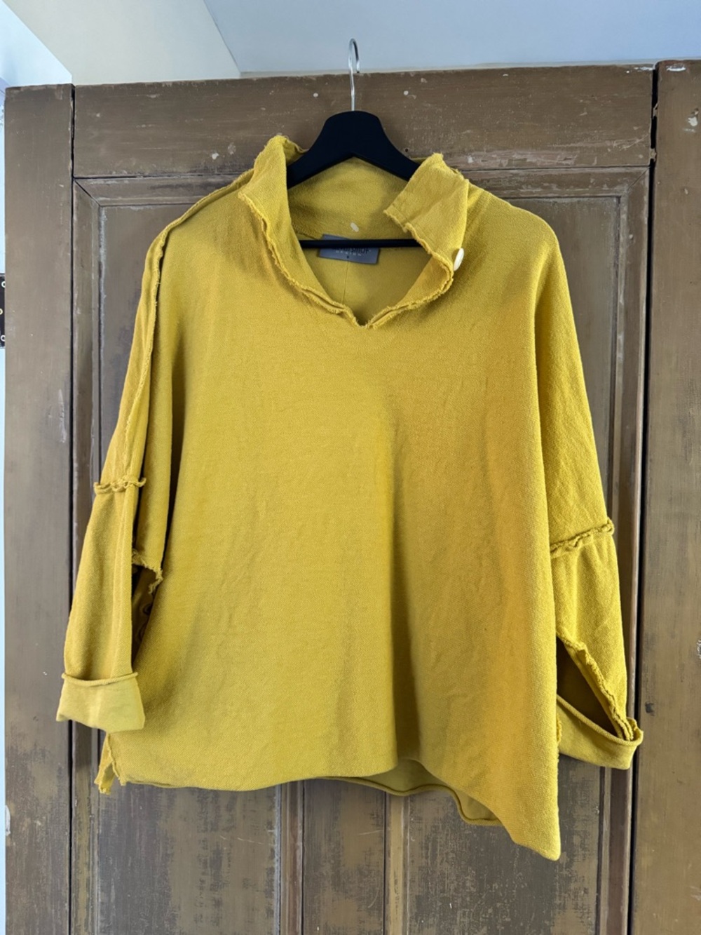 Eleven Stitch Design yellow/mustard top, made in USA